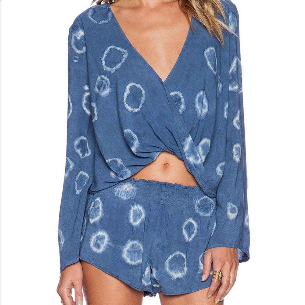 Blue Life Set (Hayley Top & Beach Bunny Short)